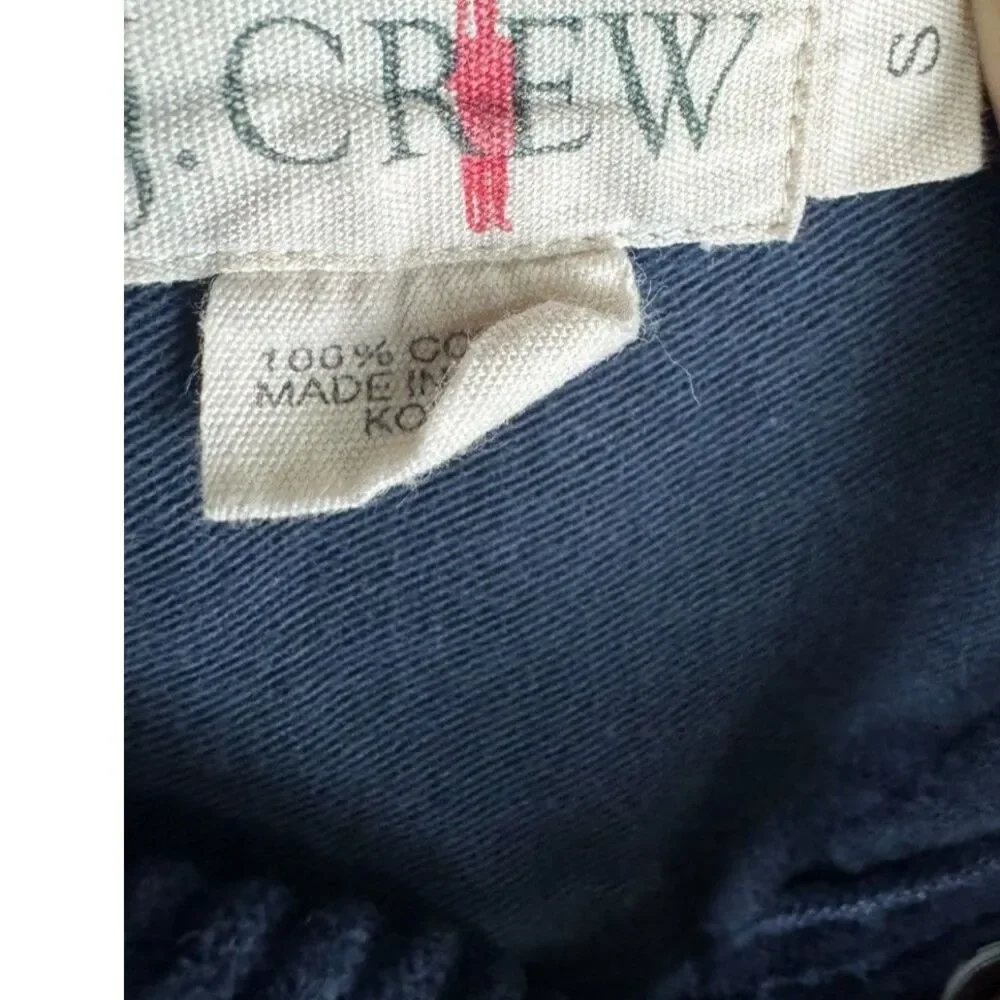vintage j. crew corduroy oarsman work shirt Blue Size‎ Small